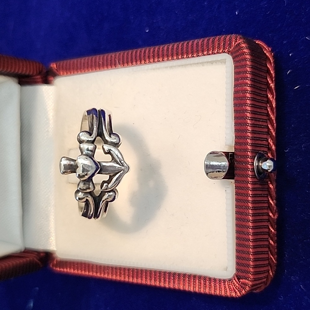 James Avery Cross.Heart.Anchor Ring